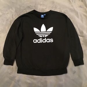 Adidas Fleece Logo Crewneck Sweatshirt